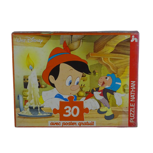 Puzzle Pinocchio avec poster d'occasion NATHAN - Dès 4 ans | Lutin Vert