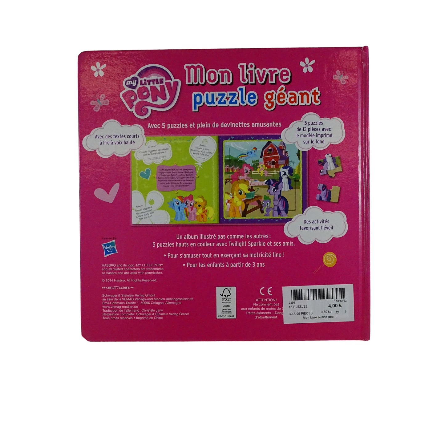 Puzzle My Little Pony d'occasion HASBRO - Dès 3 ans | Lutin Vert