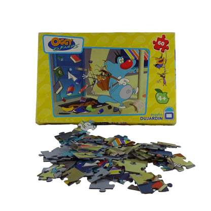 Puzzle 60 pcs Oggy et les Cafards. d'occasion DUJARDIN - Dès 4 ans | Lutin Vert