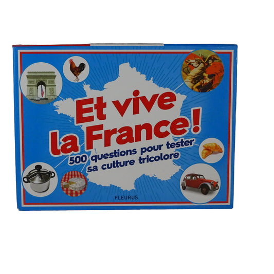 Et vive la France ! 500 questions pour tester sa culture tricolore d'occasion FLEURUS - Dès 10 ans | Lutin Vert