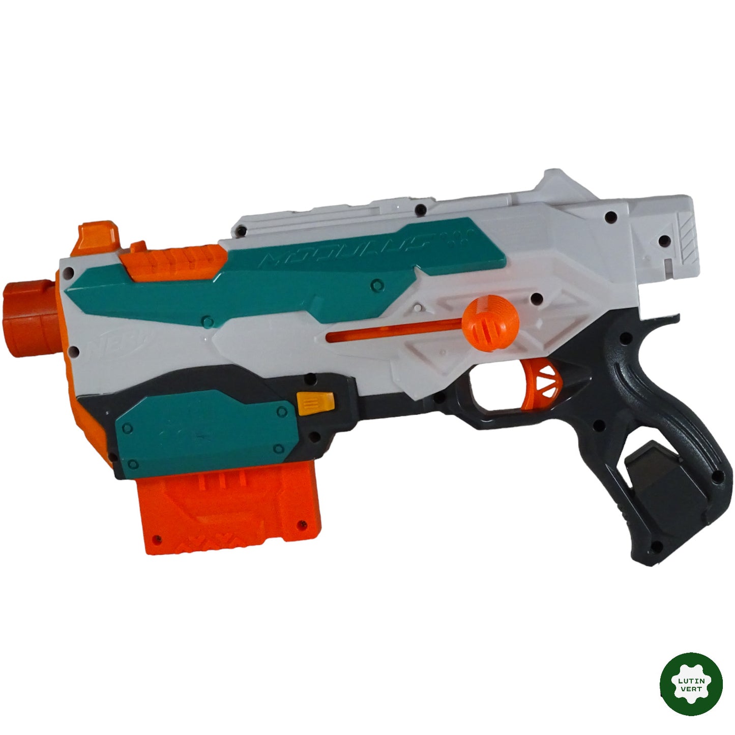 Pistolet Modulus Tri-Strike d'occasion NERF - Dès 5 ans | Lutin Vert Ref 6498