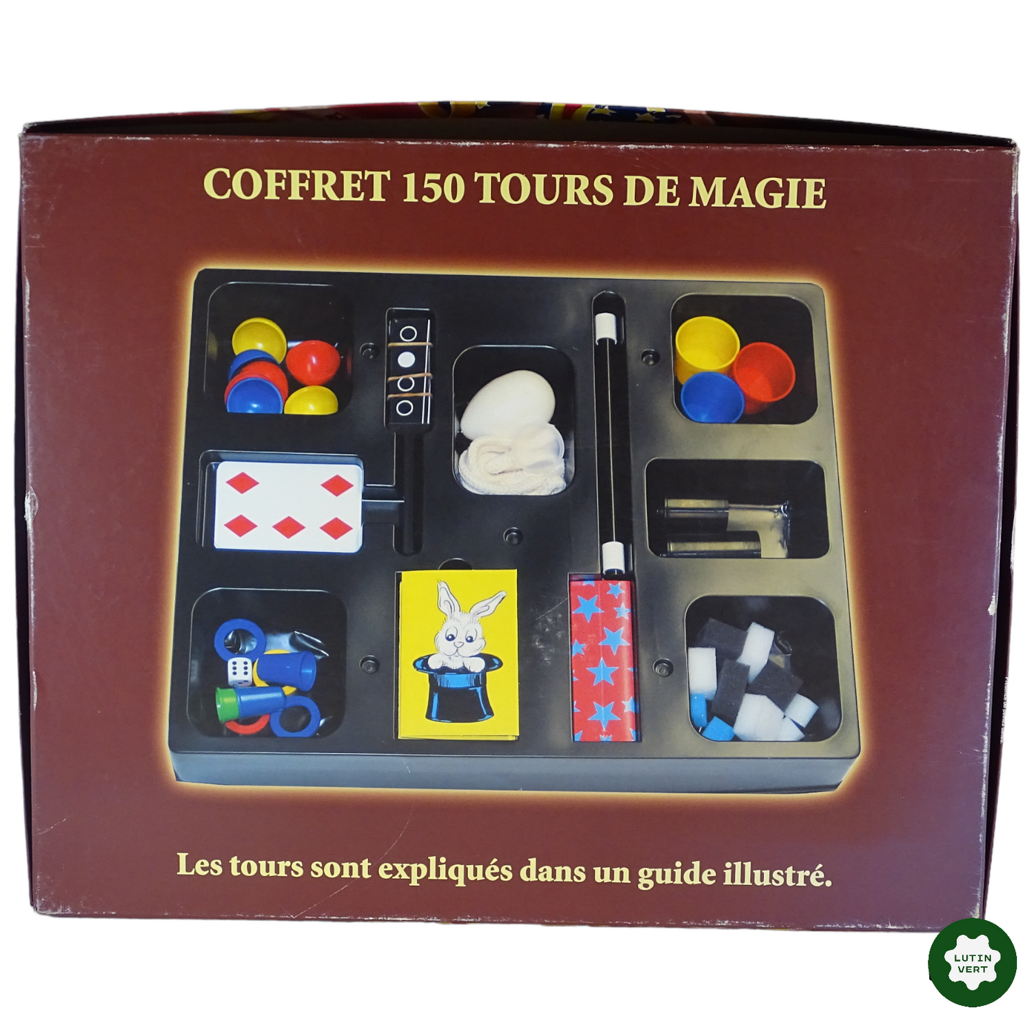 Coffret de magie Ferriot - Accessoires et livret descriptif de 100 tours -  Pour enfants à partir de 6 ans