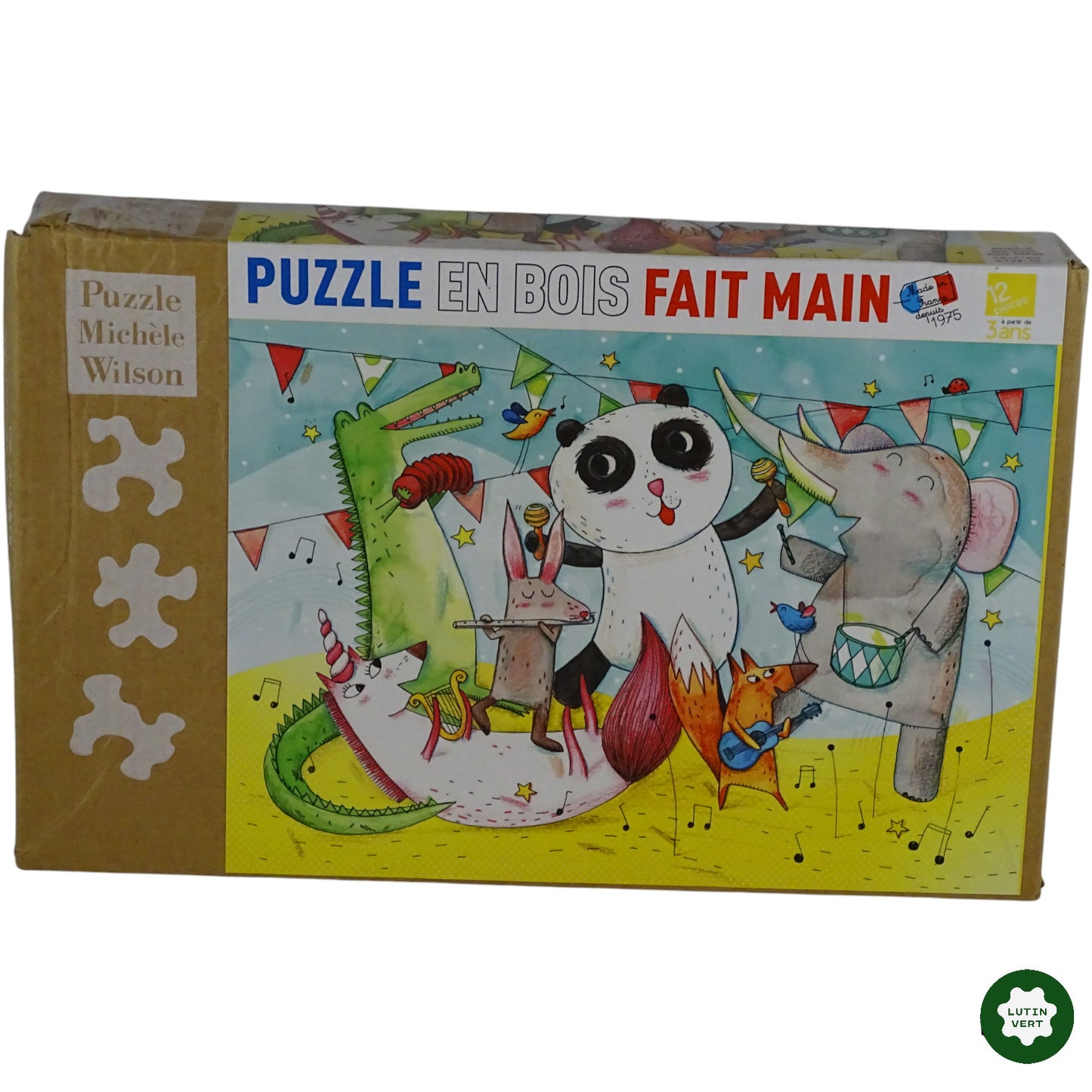 Puzzle en bois Le Concert des Animaux  d'occasion  - Dès 3 ans | Ref 7900