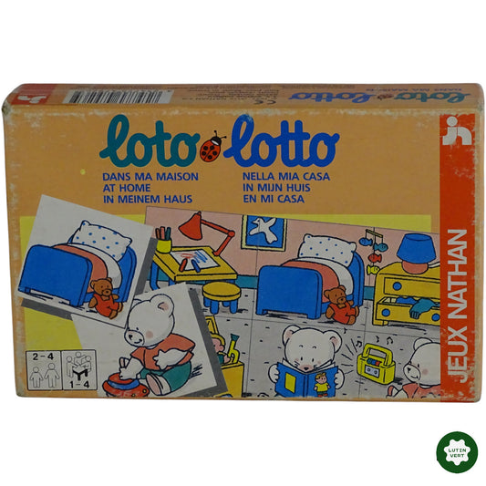 Loto « Dans ma Maison » d'occasion NATHAN - Dès 2 ans | Ref 8114