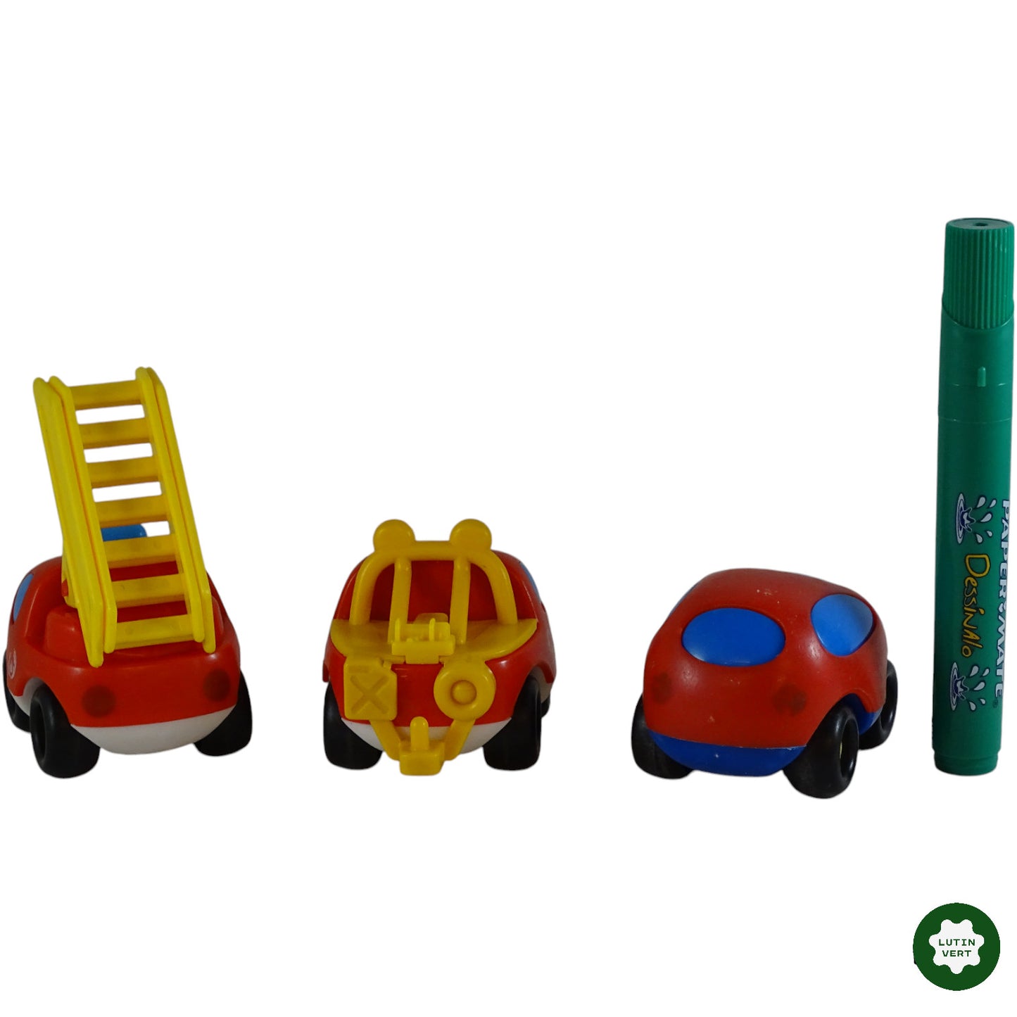 Lot de véhicules Smoby, 1 voiture, 1 dépanneuse, 1 camion de pompier d'occasion SMOBY - Dès 2 ans | Ref 8299