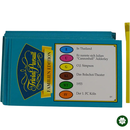 Trivial Pursuit Famille(Allemand) d'occasion PARKER - Dès 9 ans | Ref 8423