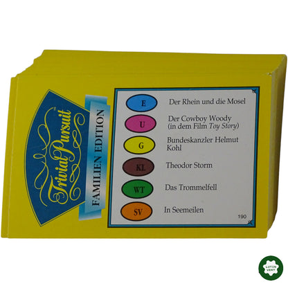 Trivial Pursuit Famille(Allemand) d'occasion PARKER - Dès 9 ans | Ref 8423