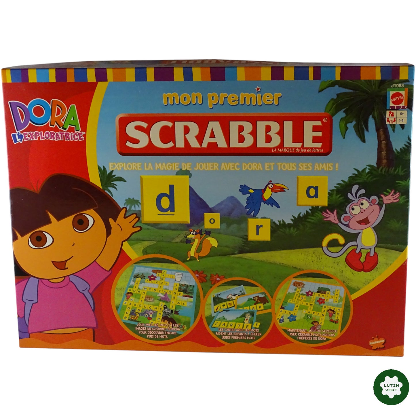 Dora l’Exploratrice Mon Premier Scrabble d'occasion MATTEL - Dès 4 ans | Ref 8445