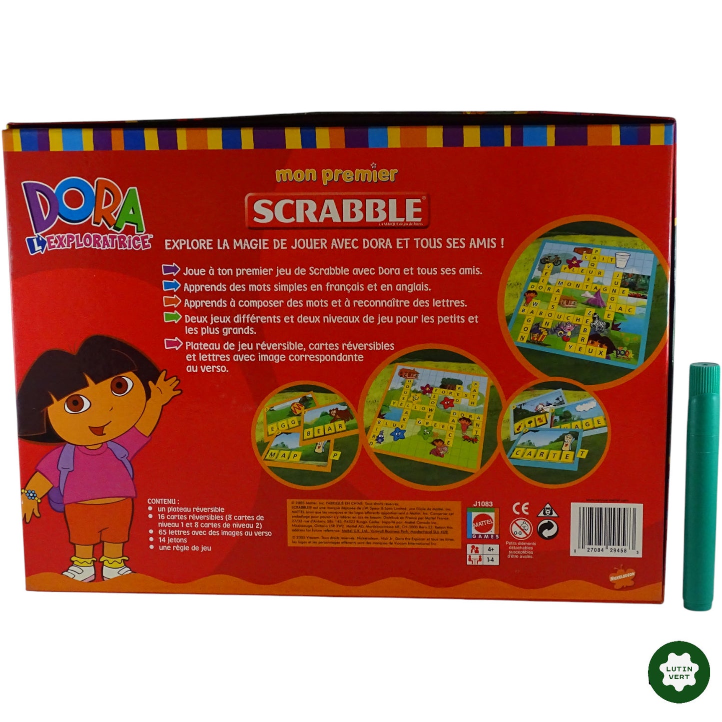 Dora l’Exploratrice Mon Premier Scrabble d'occasion MATTEL - Dès 4 ans | Ref 8445