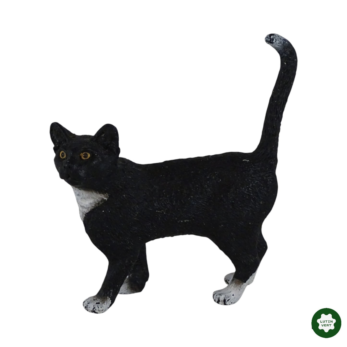 Figurine chat noir et blanc d'occasion  - Dès 3 ans | Ref 8777