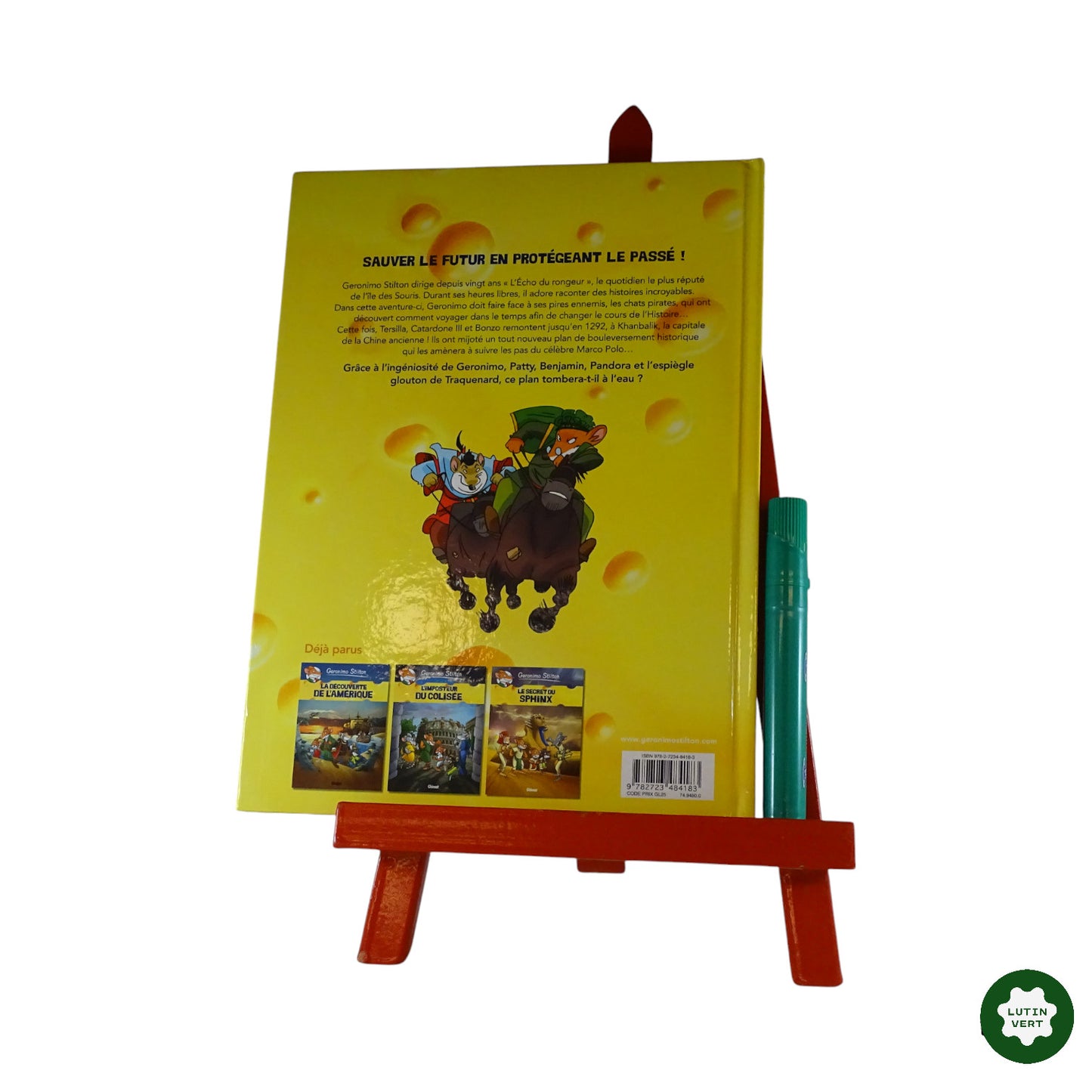 Geronimo Stilton Sur les traces de Marco Polo d'occasion GLÉNAT - Dès 6 ans | Ref 8853