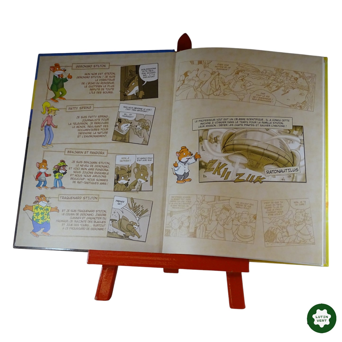 Geronimo Stilton Sur les traces de Marco Polo d'occasion GLÉNAT - Dès 6 ans | Ref 8853