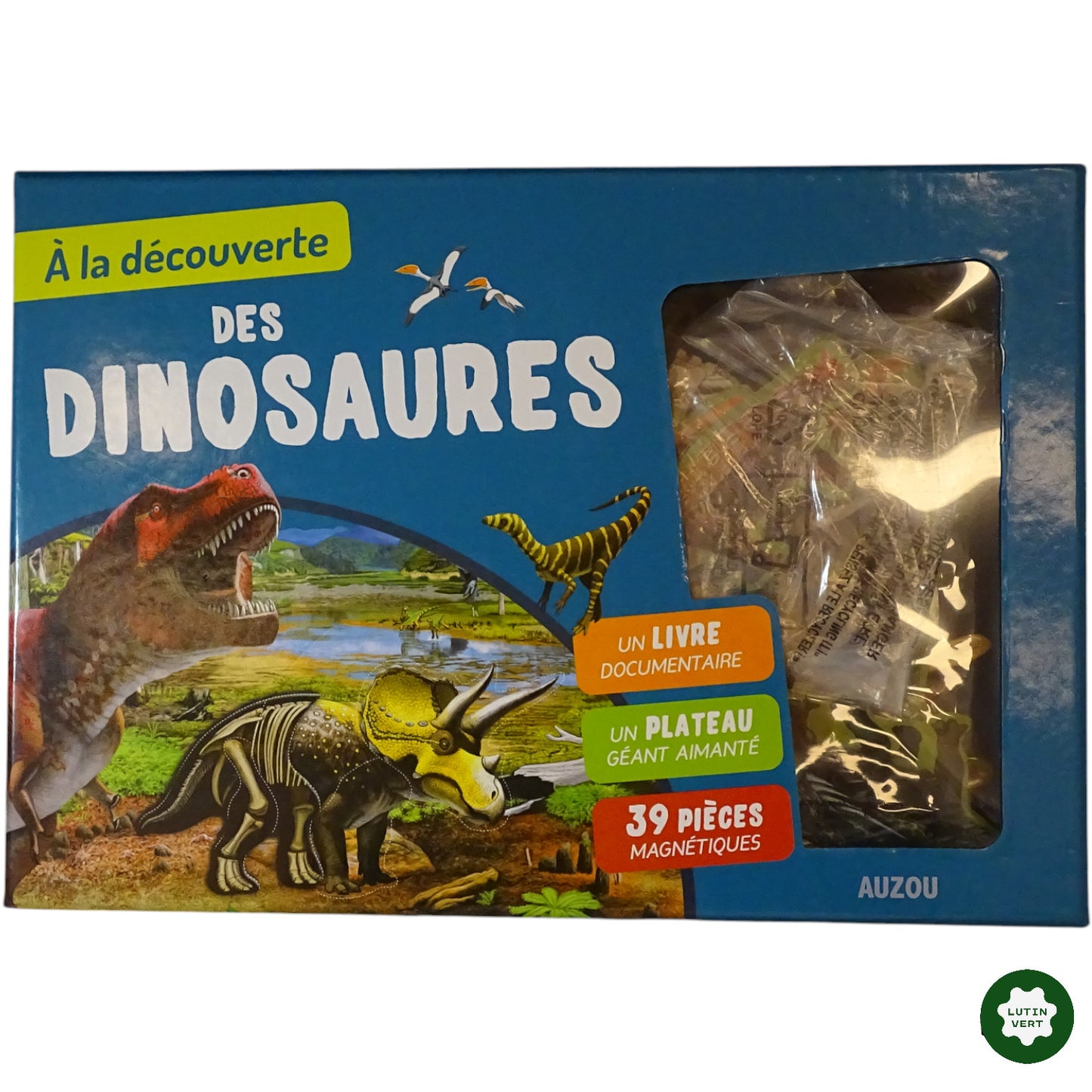 A la découverte des dinosaures d'occasion AUZOU - Dès 7 ans | Ref 8998