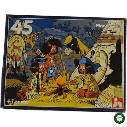 Puzzle Yakari au camp 45 pcs d'occasion NATHAN - Dès 6 ans | Ref 9105