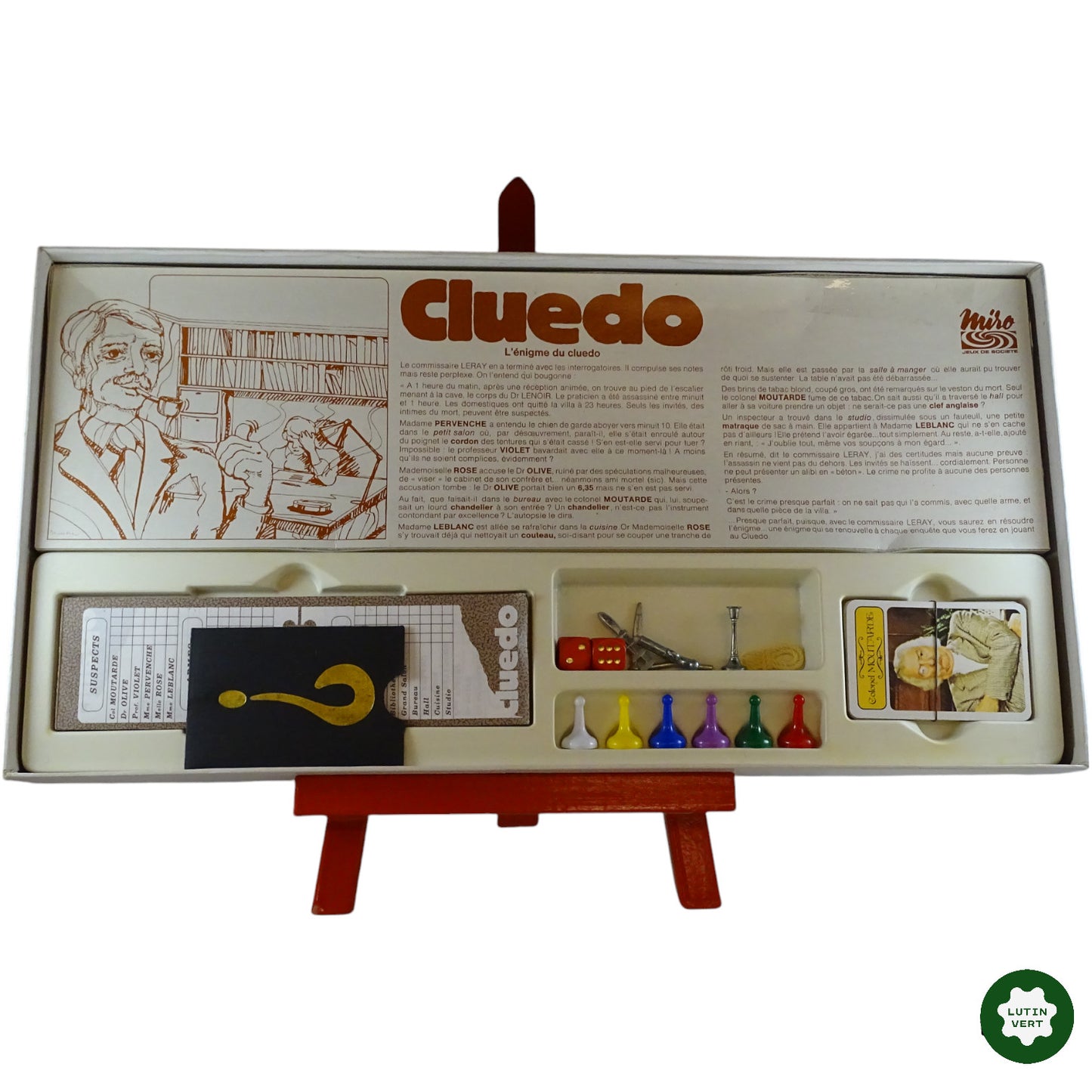 Cluedo Vintage – Qui a tué Le Dr Lenoir ? d'occasion MIRO-MECCANO - Dès 8 ans | Ref 9115