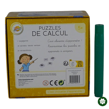 Puzzles de Calcul d'occasion TOY UNIVERSE - Dès 5 ans | Ref 9175