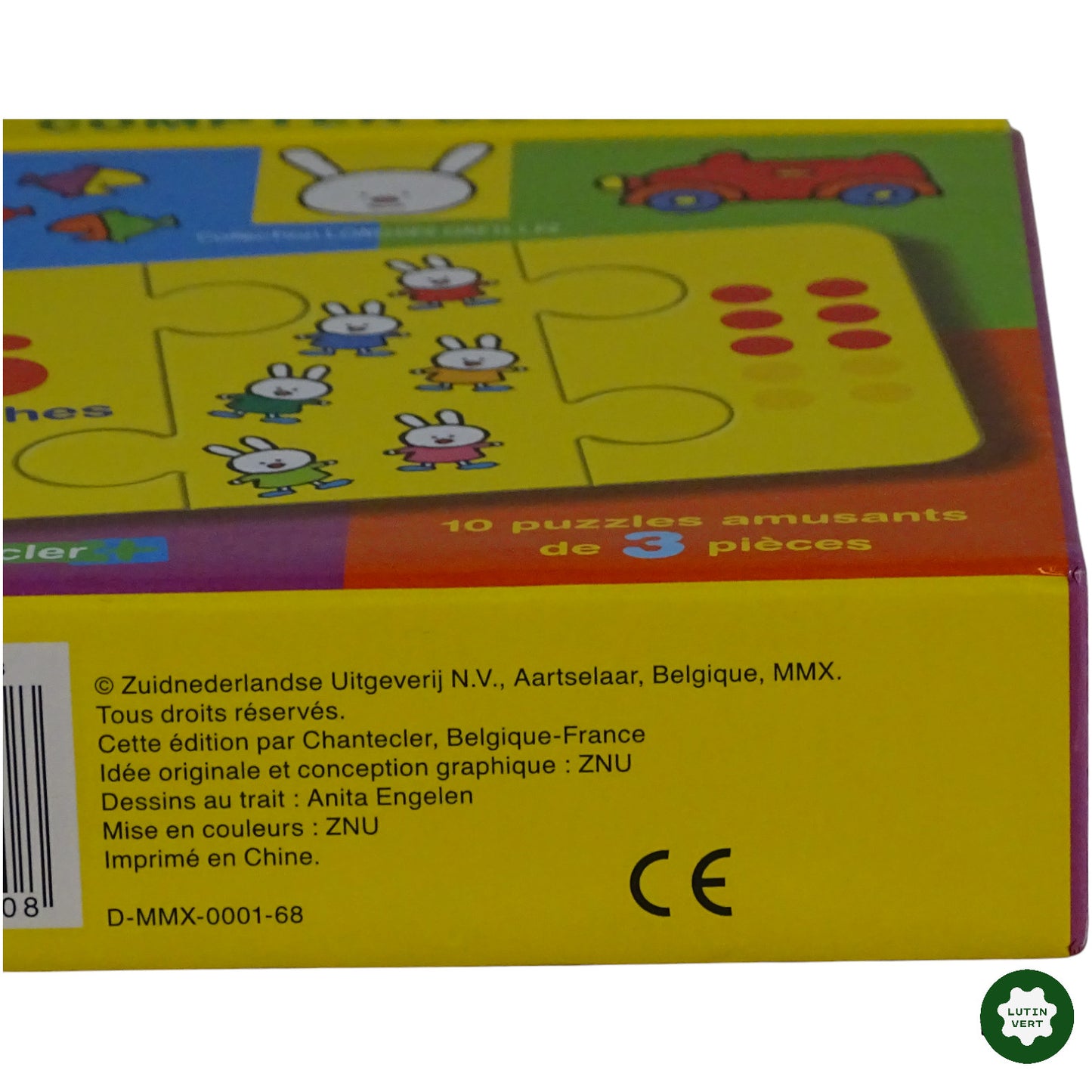 Tout premiers puzzles – Compter de 1 à 10 d'occasion CHANTECLER - Dès 3 ans | Ref 9176