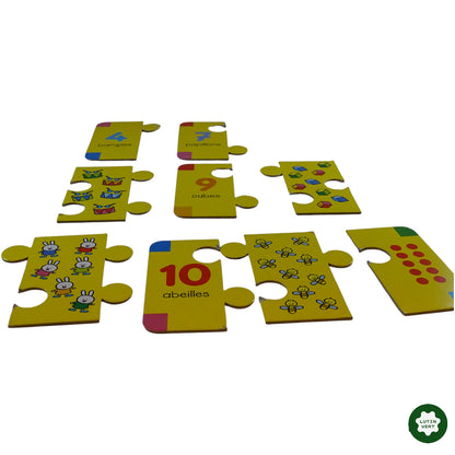 Tout premiers puzzles – Compter de 1 à 10 d'occasion CHANTECLER - Dès 3 ans | Ref 9176