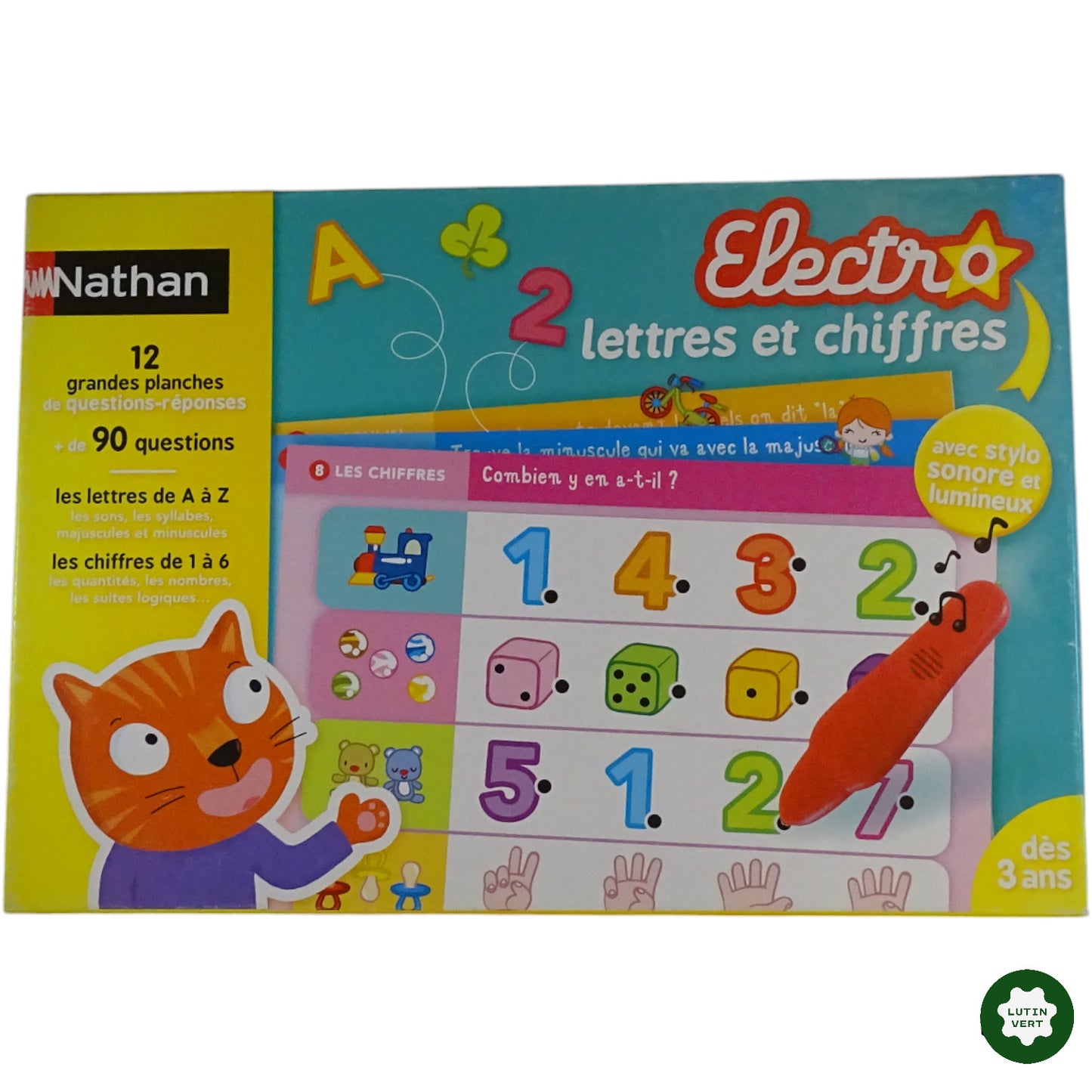 Electro lettres et chiffres d'occasion NATHAN - Dès 3 ans | Ref 9200