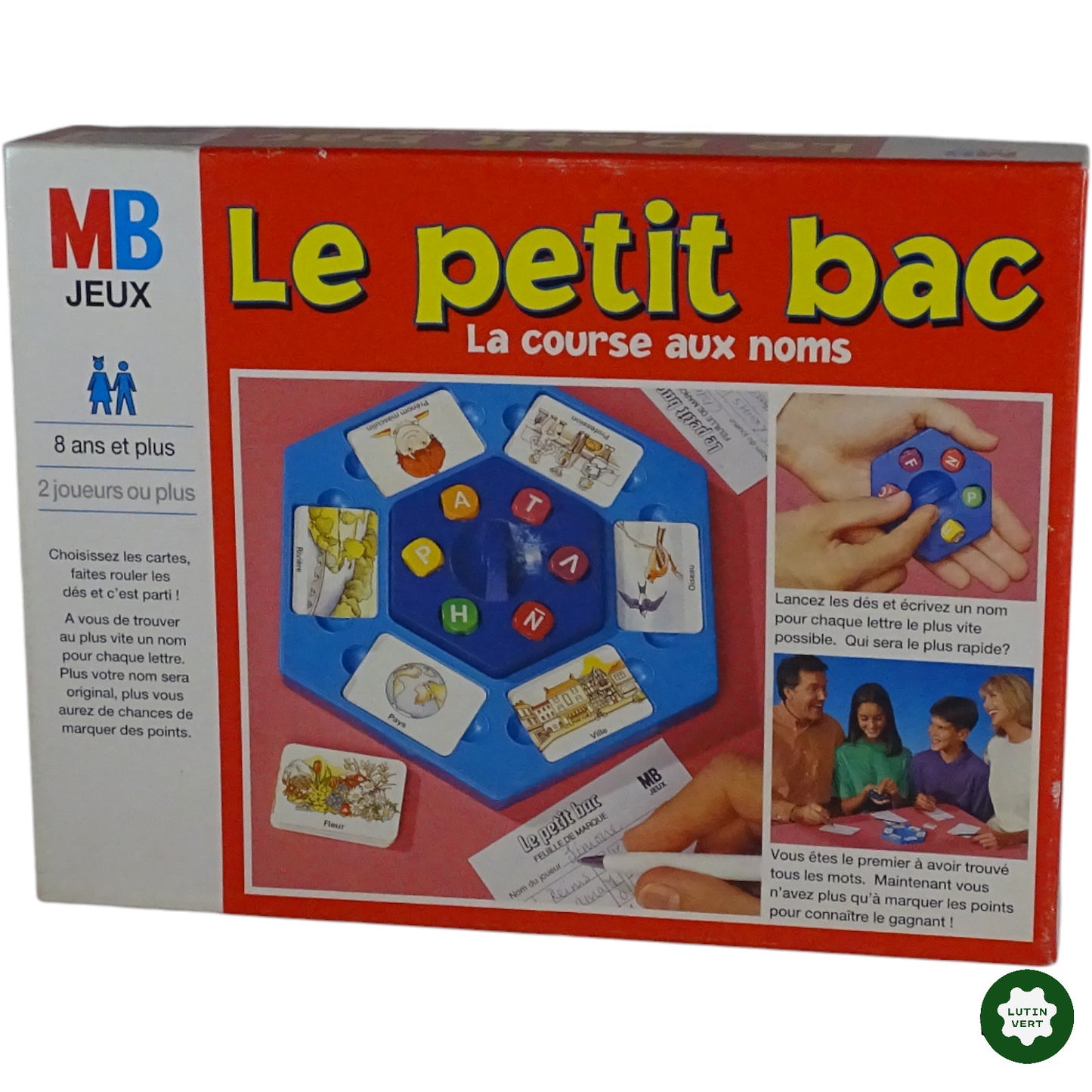 Le petit bac – La course aux noms d'occasion MB JEUX - Dès 8 ans | Ref 9211