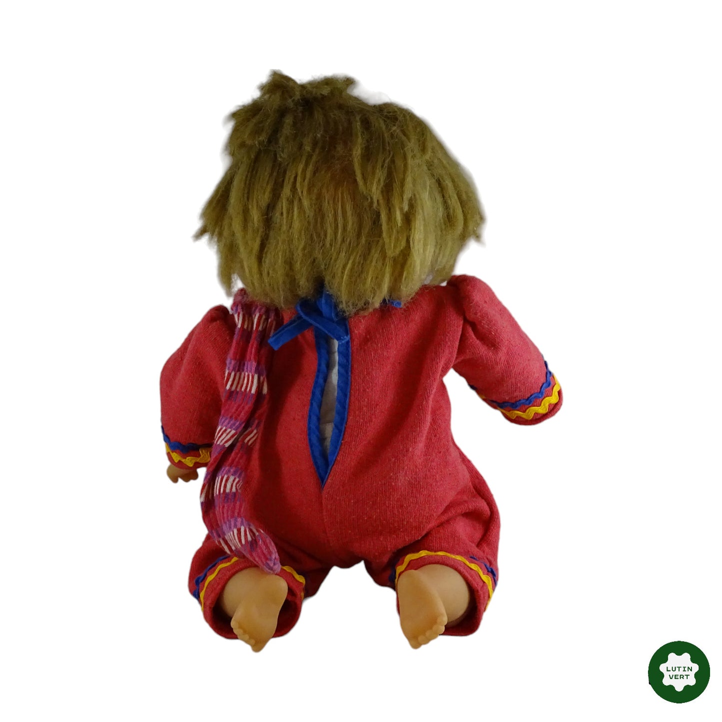 Poupon 32cm Corolle Pyjama rouge  d'occasion COROLLE - Dès 2 ans | Lutin Vert