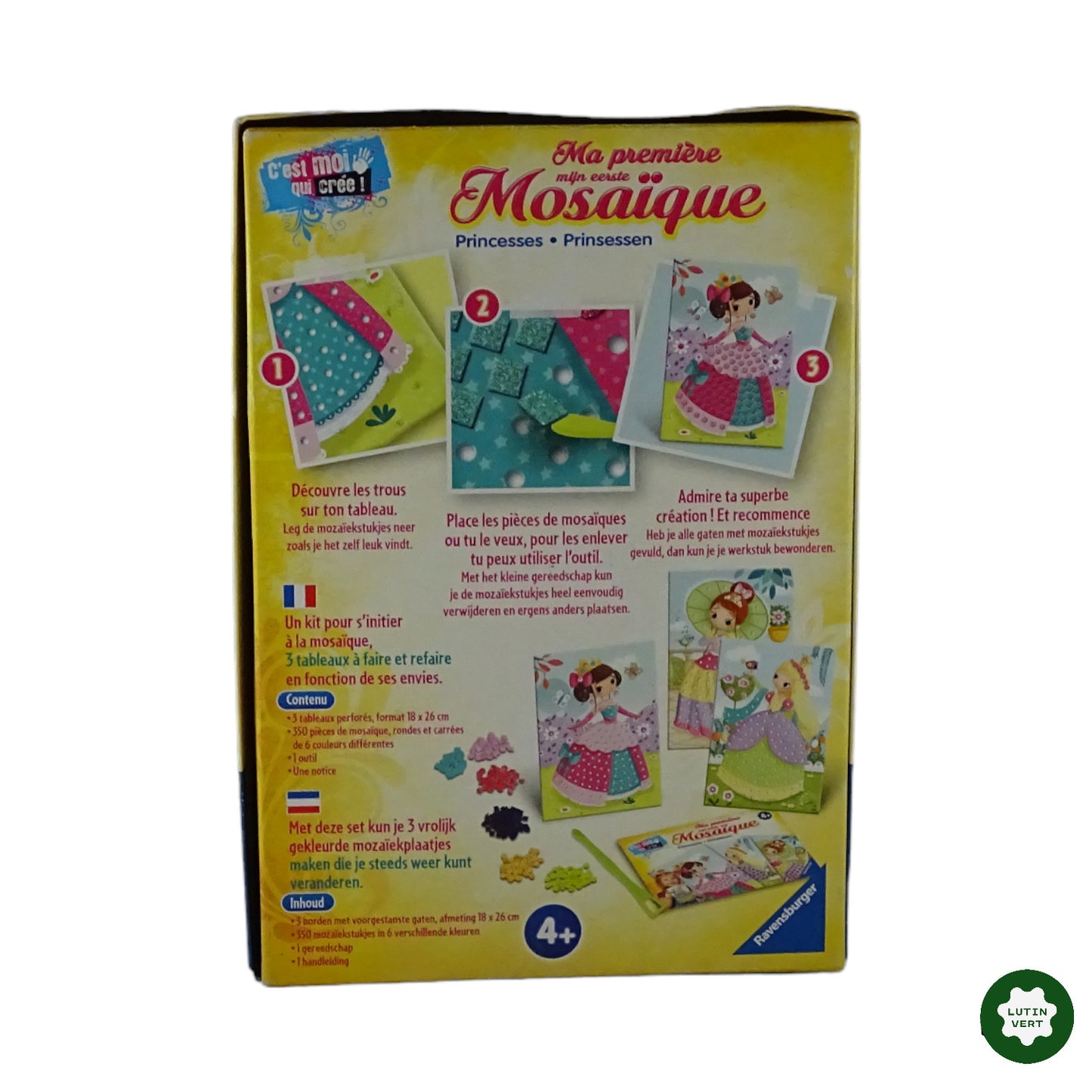 Ma première mosaïque d'occasion RAVENSBURGER - Dès 4 ans | Lutin Vert