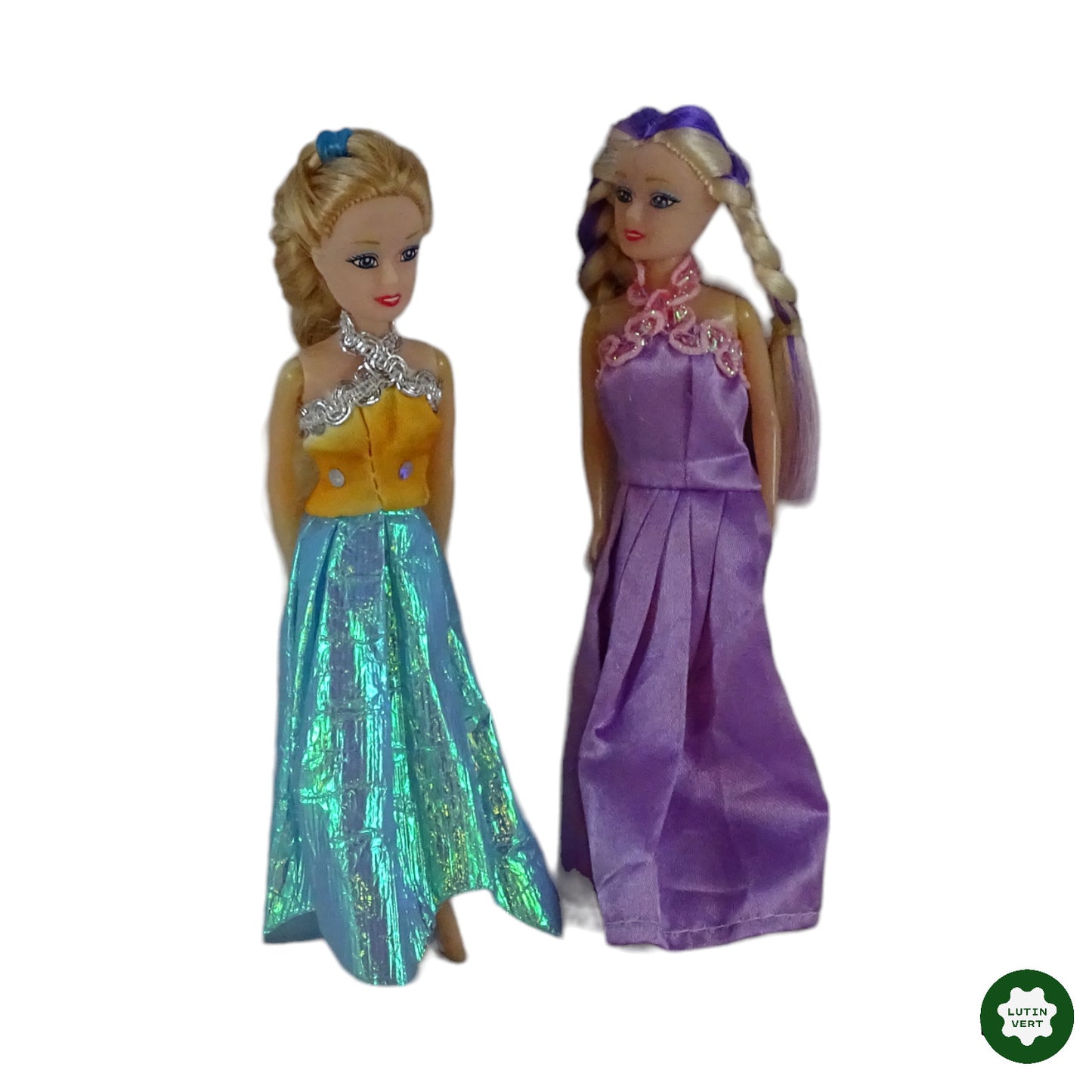 2 Poupées en robe de princesse d'occasion  - Dès 2 ans | Lutin Vert