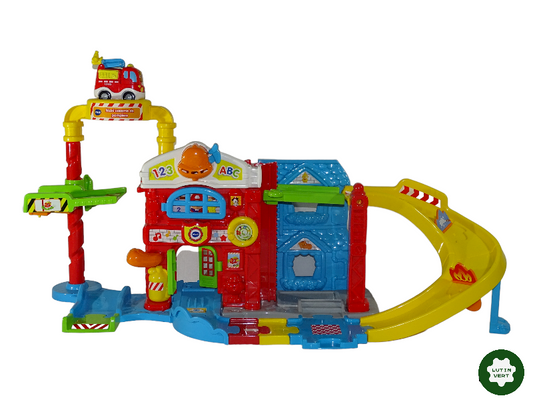 Maxi caserne de pompiers interactve d'occasion - Tut Tut Bolides - VTECH - Lutin Vert